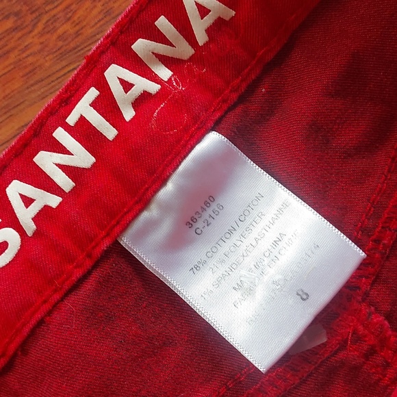 Red denim skirt - Picture 3 of 5